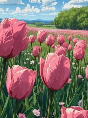 Lukisan Bunga yang Tak Layu