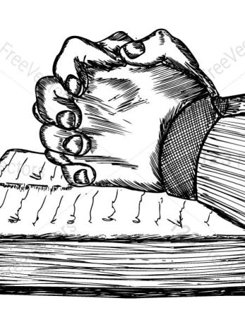 Sketsa: “Tangan Berdoa”