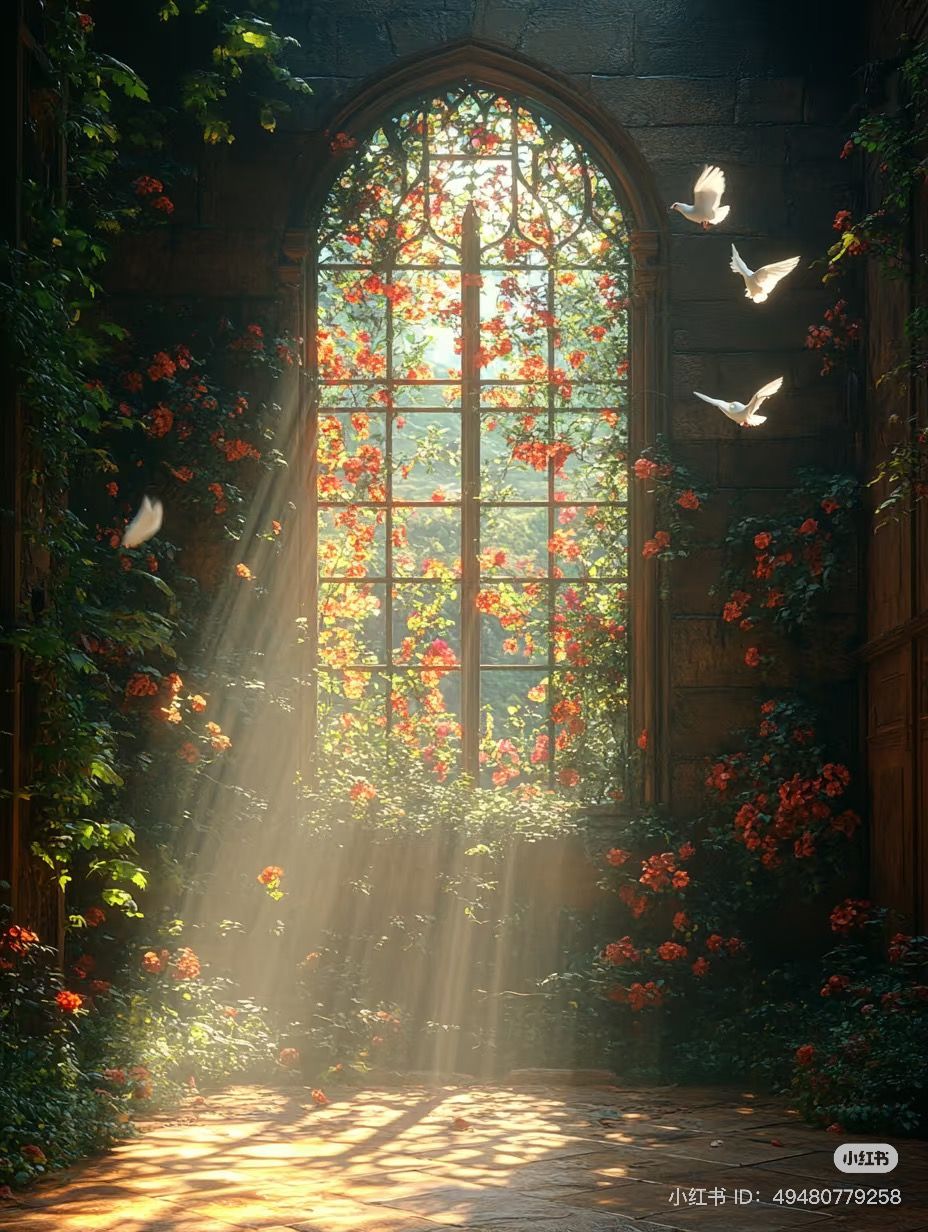 Lukisan Cahaya di Balik Jendela